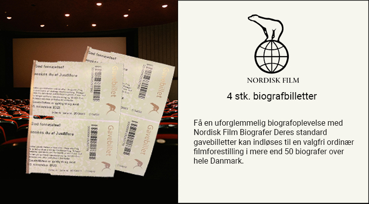 4 stk. Biografbilletter